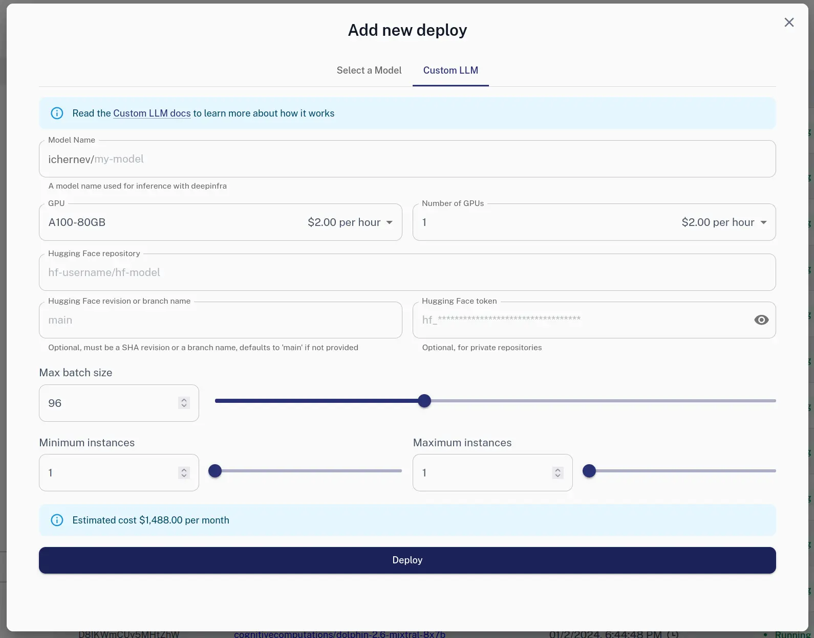 Custom LLM Web UI